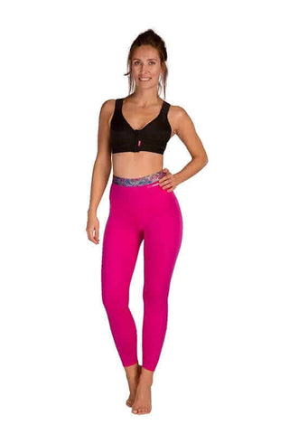 Compression leggings anti-cellulite Pink