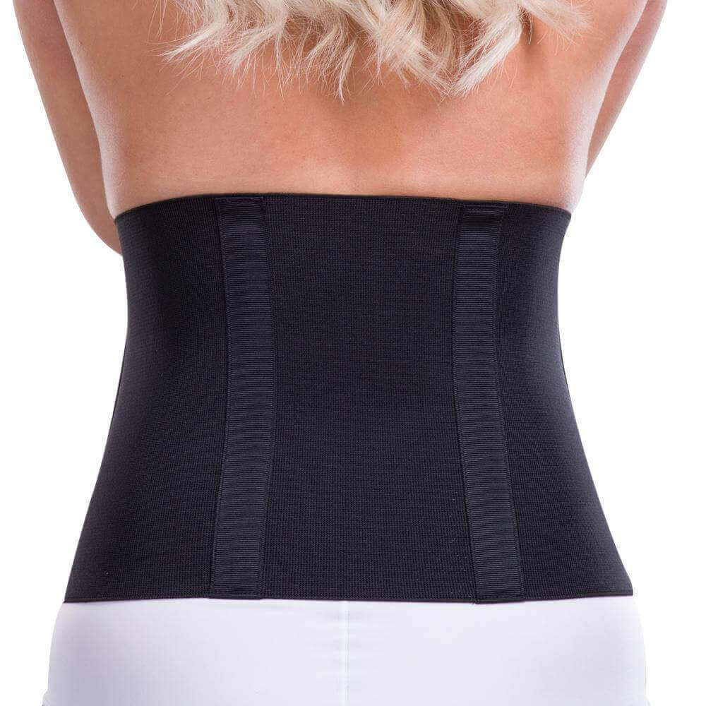 Tummy tuck abdominal compression binder black