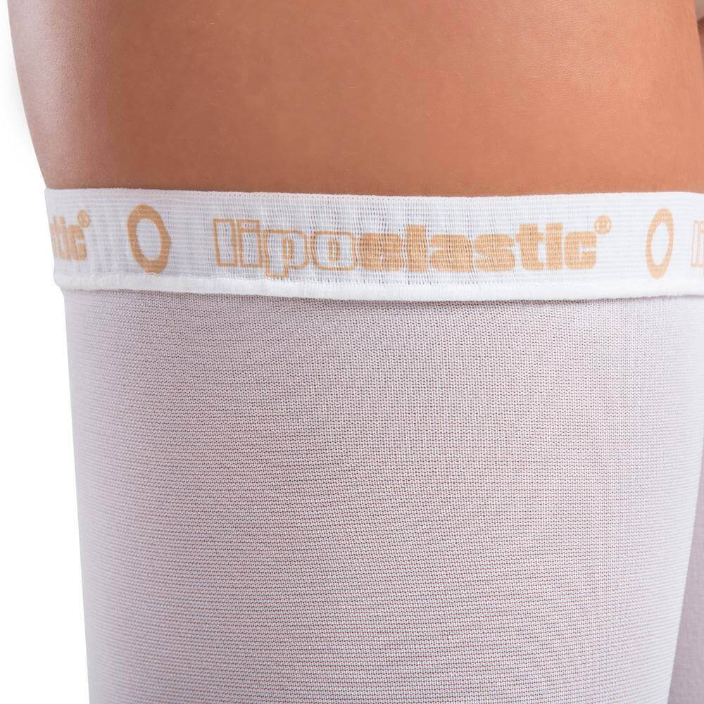 Anti-embolism stockings with graduated compression white