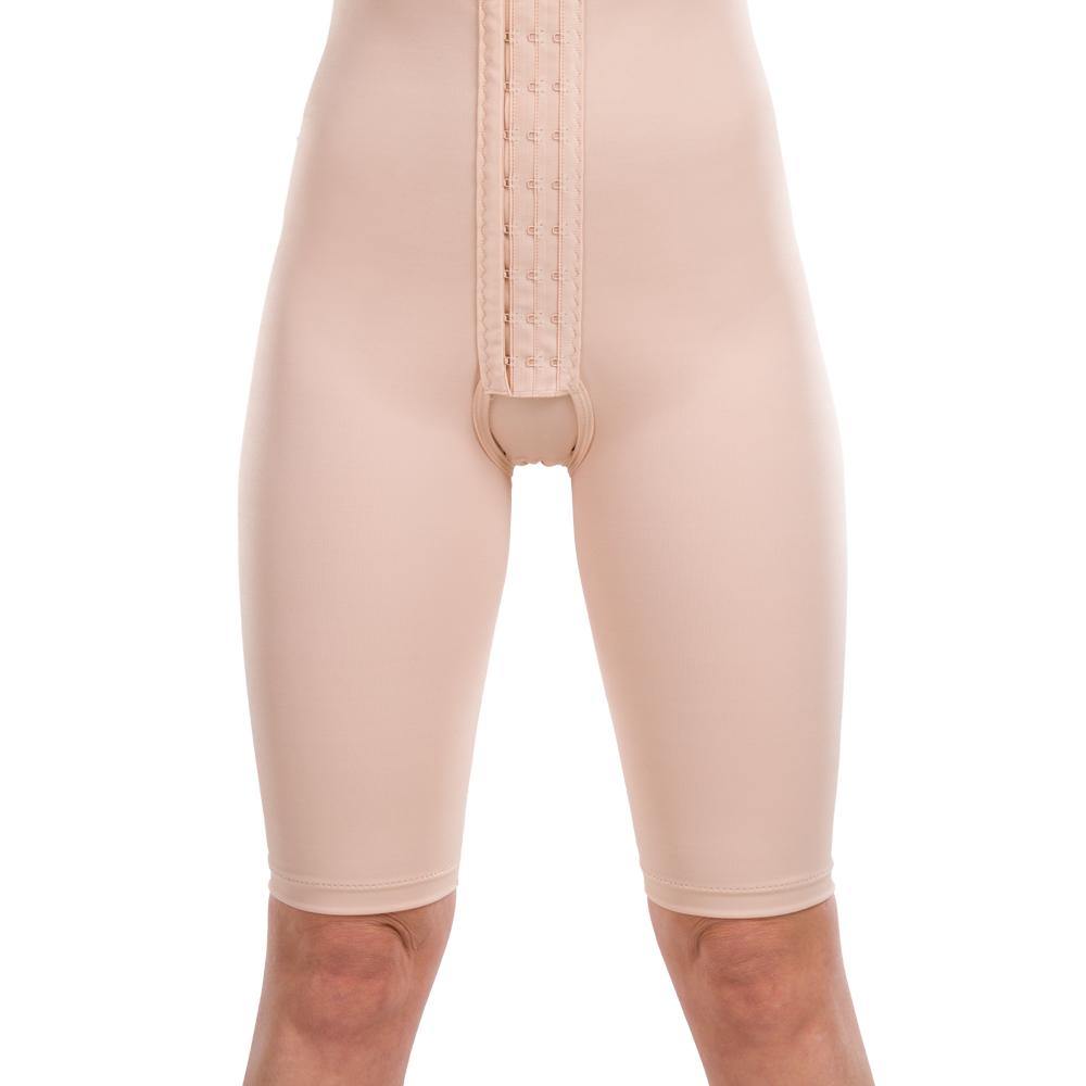 Post surgical compression bodysuit beige