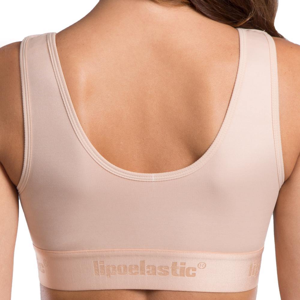 Post-operative augmentation bra beige