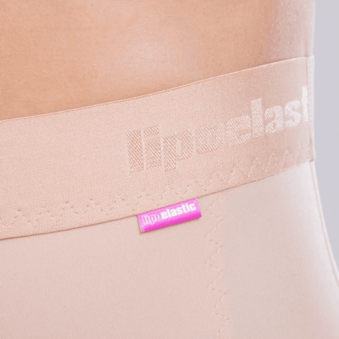 High-Waist Compression Briefs beige
