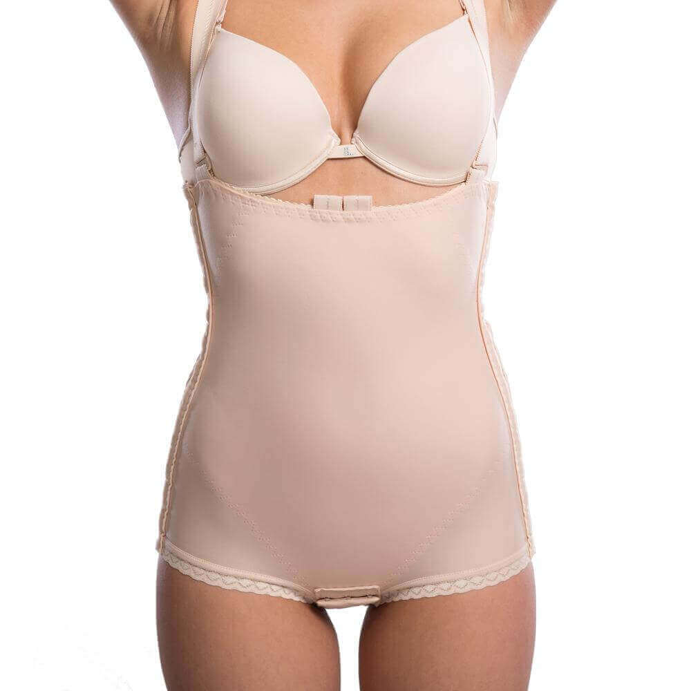 Post Surgery Compression Garments After Liposuction Shapewear for Women  Tummy Control Open Bust Body Shaper (Color : Beige, Size : X-Small) at   Women's Clothing store