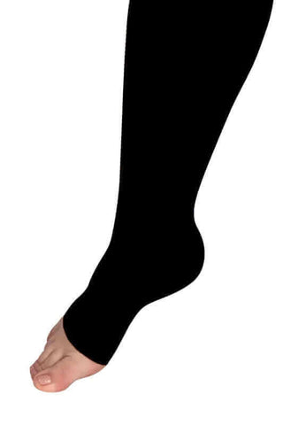 Graduated compression leggings black
