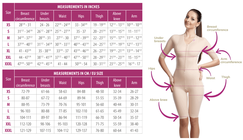 Liposuction full body garment , 3 sizes in one #1 seller By