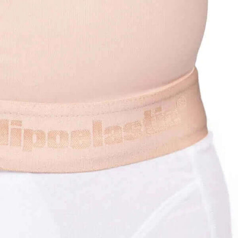 Post surgical male compression beige gynecomastia vest