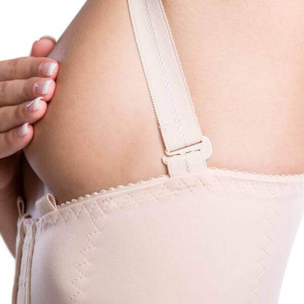 Compression girdle below knee beige